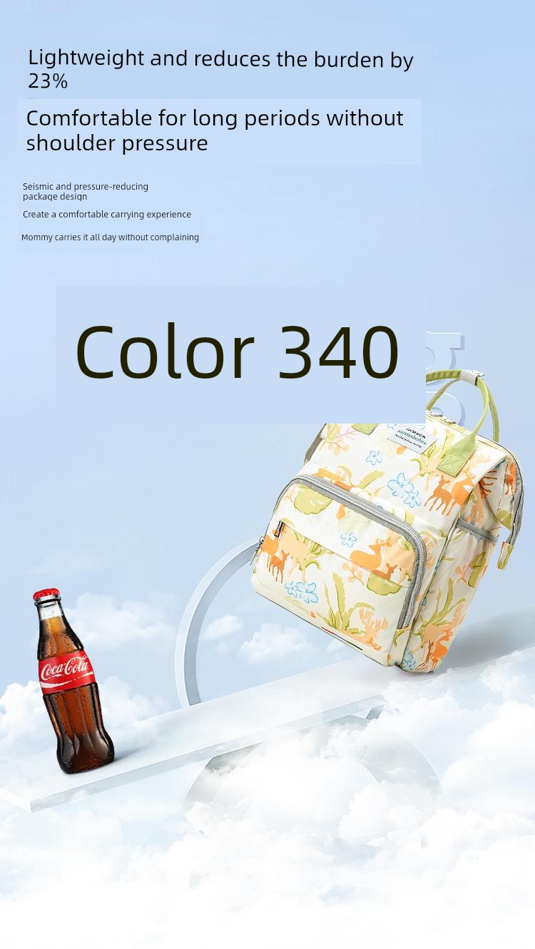 Jq Jingqi Mommy Bag: Lightweight, Stylish, Large-Capacity, Multifunctional New Model Backpack for Mother and Baby Outings — 8