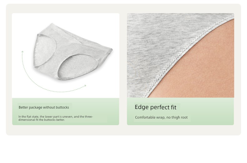 Purcotton Pregnant Women's Underpants Antibacterial High Content in Early, Middle and Late Pregnancy Cotton Crotch Confinement Special Low Waist All Year — 15