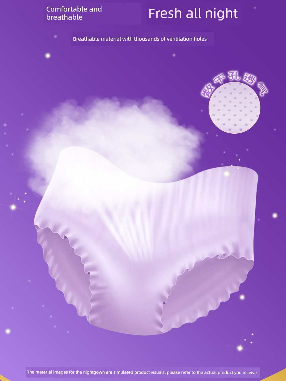 Comfortable to Wear! Japan's King of Sanitary Products Elis Ailuqian Safety Pants Night Sleep Pants Day and Night Use Sanitary Napkins Breathable — 3