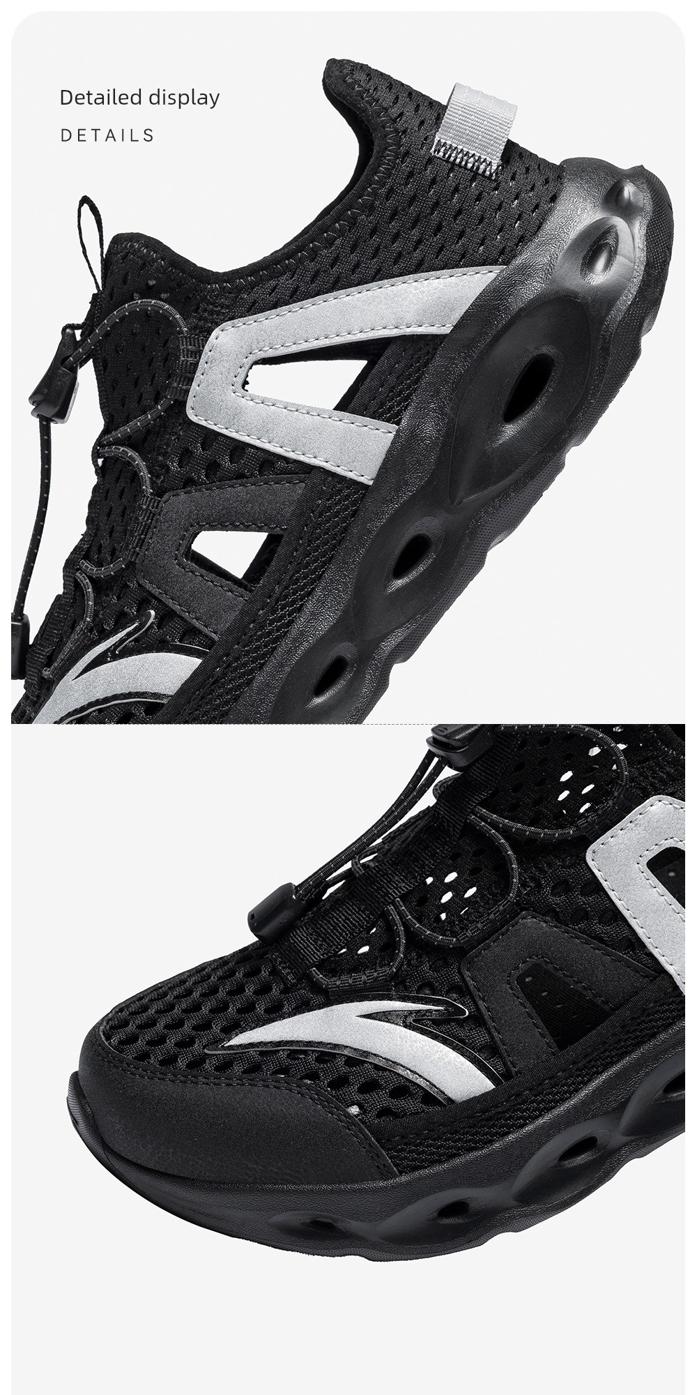Anta Kidsren's Summer Sandals, Boys' River-Tracing Shoes, Beach Shoes, 2026 Summer New Style, Water-Resistant Outdoor Retro Sports Sandals — 88