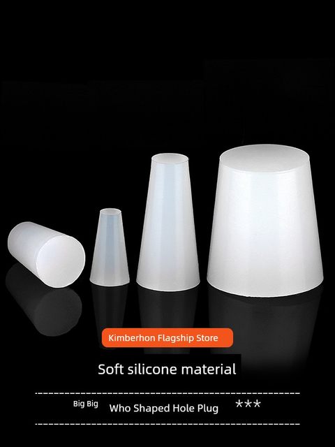 High temperature resistant conical silicone plug rubber hole plug plastic seal plug soft rubber nut thread plug