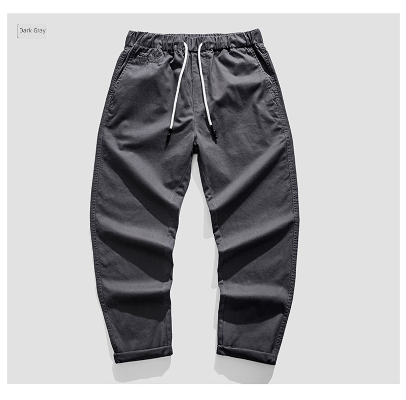 autumn Nine points Korean version Self-cultivation Chaopai Men's style Overalls