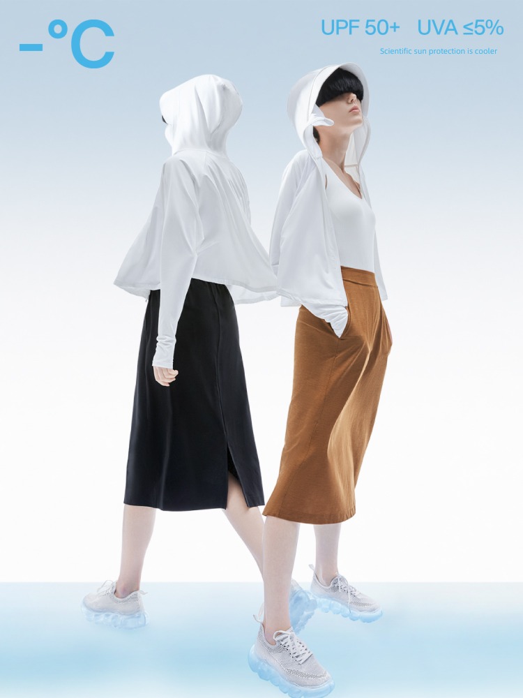 503S Jiaonei Cold Rice Noodles Sunscreen Medium and long term skirt