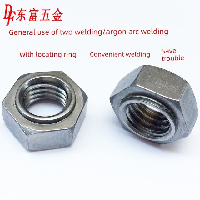 Footless welding nut 8-level angle-free welding nut Hexagonal welding screw cap M5M6M8M10-M20