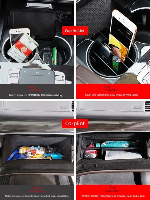 20-25 Mercedes-Benz Gle350gls450 car supplies handrail box storage box storage modification special