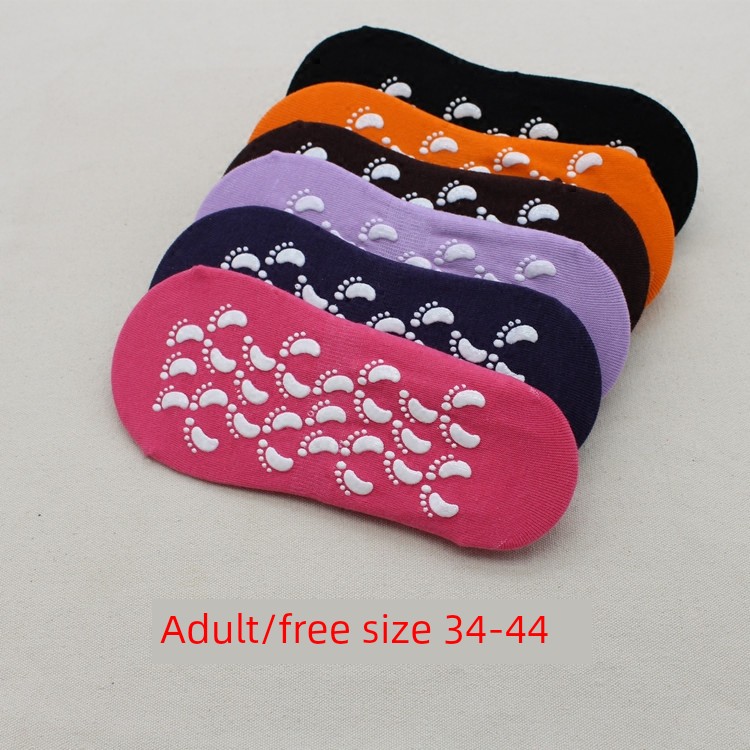 Room Socks Summer Thin Kids Interior Home Non-Slip Socks Pure Cotton Adult Yoga Socks Baby Early Education Socks — 3