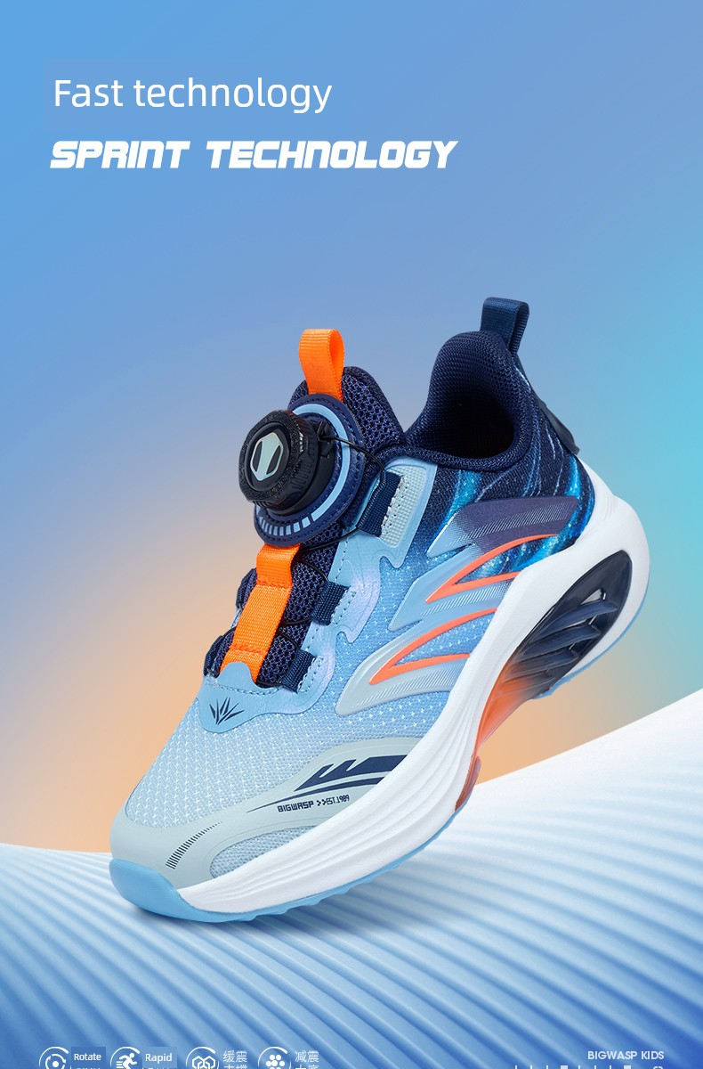 Bumblebee Girls' Sports Shoes Autumn New Comfortable Children's Student Shoes Little Girls' Mesh Breathable Running Shoes — 1