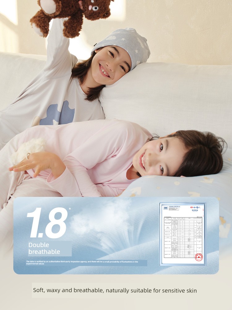 [Recommended by Zhu Dan] Likeuu Kidsren's Pajamas, Boys' and Girls' Home Clothes, 2026 New Family Modal Nightgown — 3