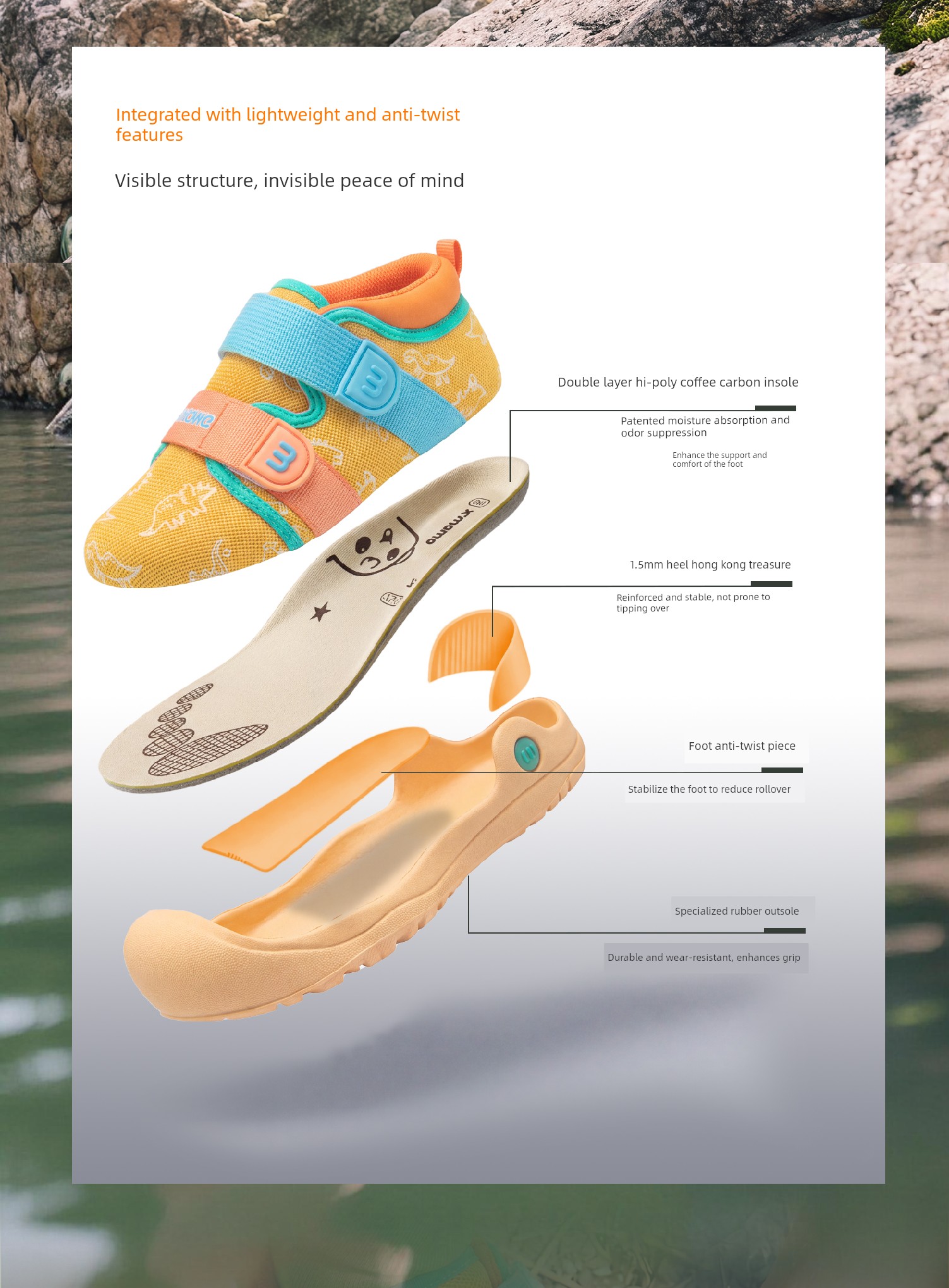 Snow Doll Children's Shoes, Little Dinosaur Autumn Mesh Breathable Baby Shoes, Children's Outdoor Walking Shoes, Functional Shoes for Boys and Girls — 14