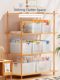 Debris storage basket Household kitchen cabinet toys snacks storage rectangular plastic desktop storage basket