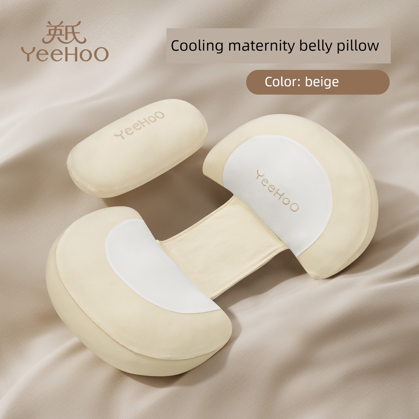Ying's Maternity Pillow for Waist Support, Side Sleeping, and Belly Support, Pregnancy Pillow for Summer Sleep, Magic Pillow for Sleeping — 1