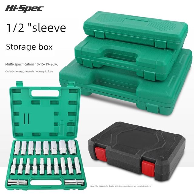 Blow molding big flying sleeve box wrench hardware tool empty box storage box set auto repair tool box portable