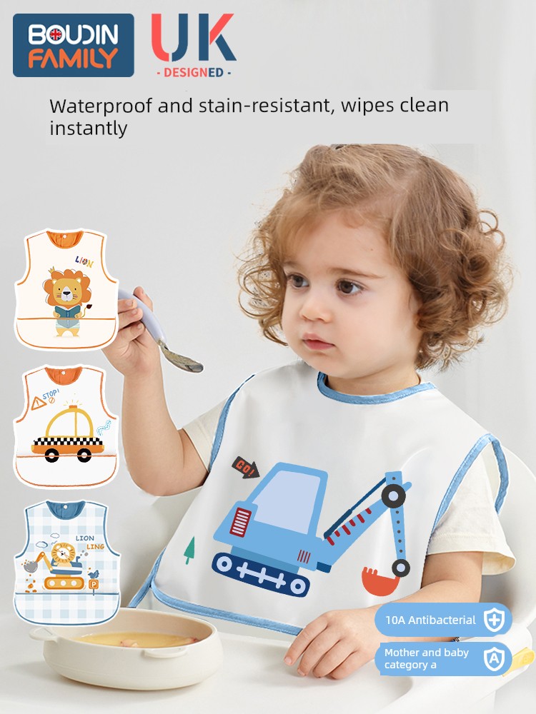 Sleeveless Complementary Food Bib Kindergarten Eating Bib