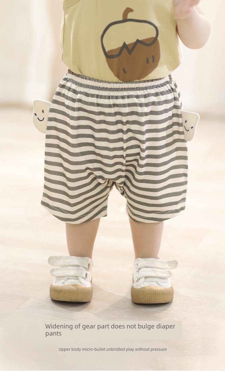 Baby Big Butt Summer Thin Toddler Fifth Pants Kids Shorts Super Cute Cute Casual Pants Baby Pants — 8