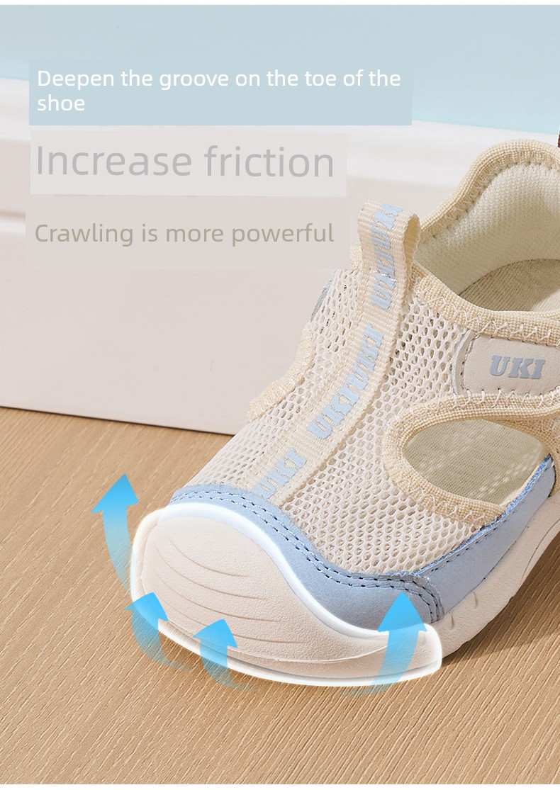 Ukiuki Baby Toddler Shoes, Wide-Fit Children's Shoes for Infants and Toddlers, Boys' and Girls' Sandals, Wide-Fit Barefoot Breathable Functional Shoes — 14