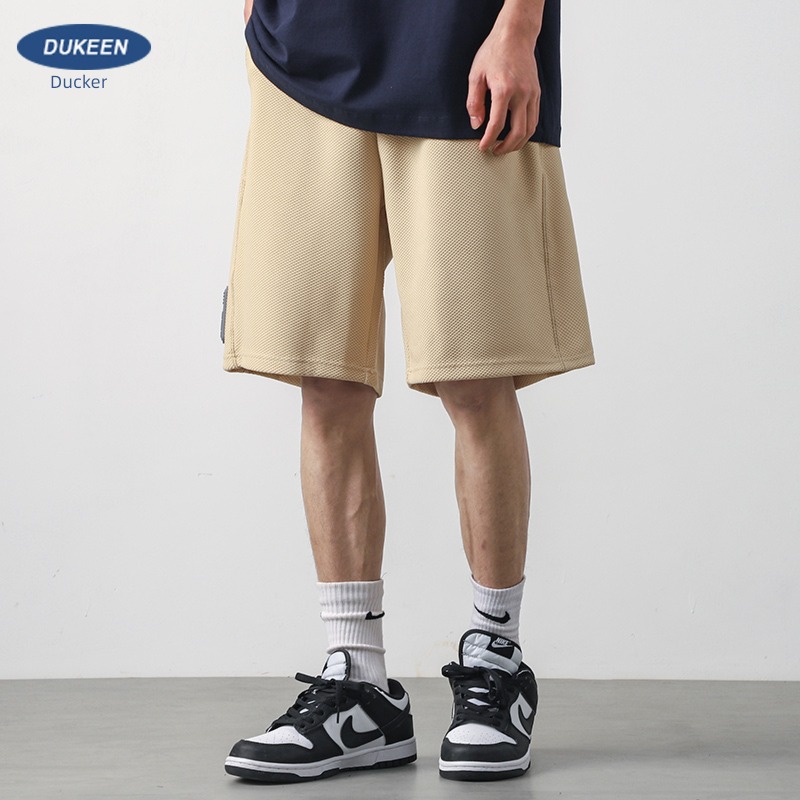 breathable quick-drying easy motion white full marks shorts