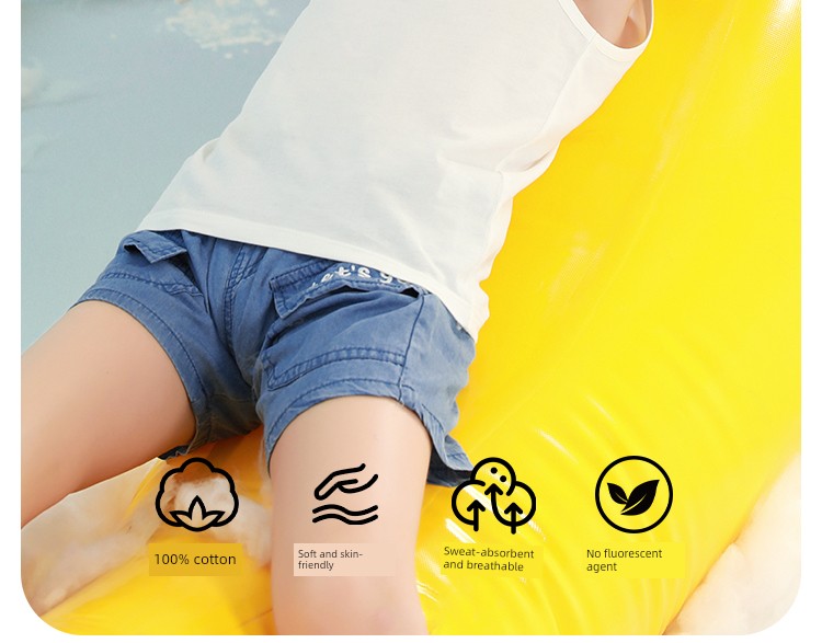 Ying Bo Lun Pure Cotton Kids Children's Summer Vest — 3