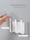 Kitchen magnetic storage rack enamel board wall storage rack multiple wall hanging multi-purpose free hole-free refrigerator magnet rack