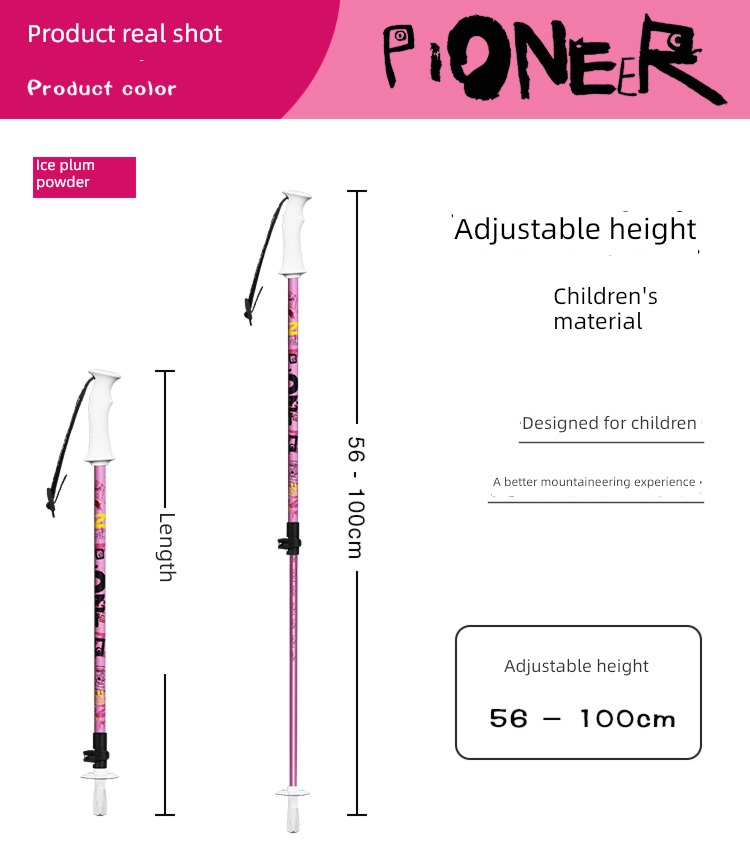 pioneer new pattern children Mountaineering outdoors travel Walking stick