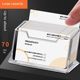 10 transparent business card boxes desktop stand stand business card seat mounting card acrylic storage box business personality