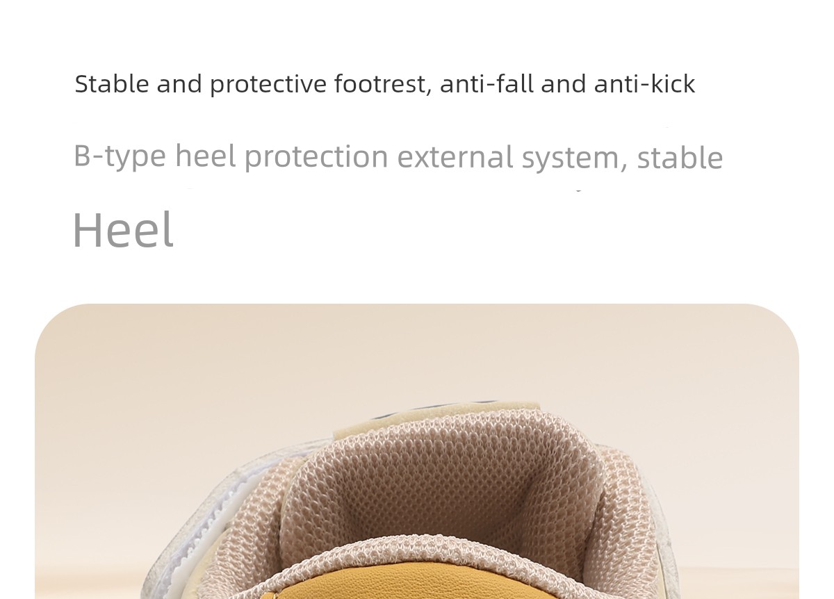 Jq Jingqi Baby Girl Toddler Shoes Infant Soft-Soled Functional Shoes Spring and Autumn New Anti-Kick Breathable Sports Shoes — 11