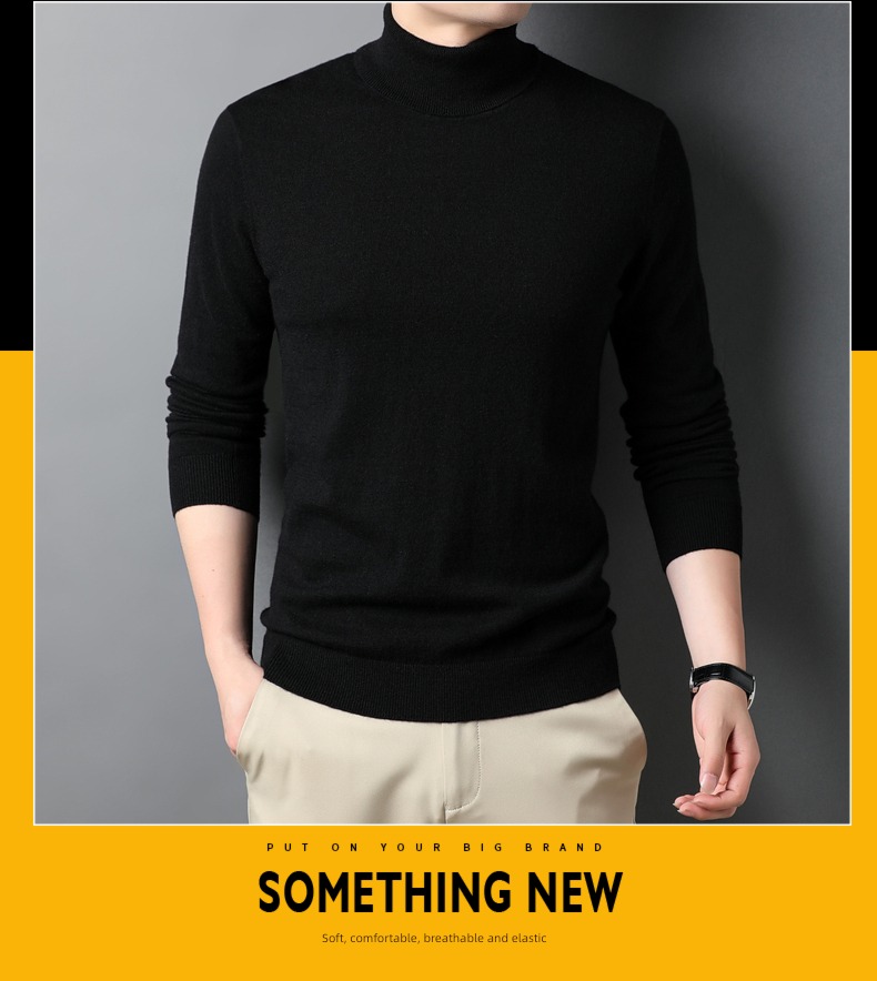 Spring, autumn and winter High collar Solid color Thin money Inner lap cardigan