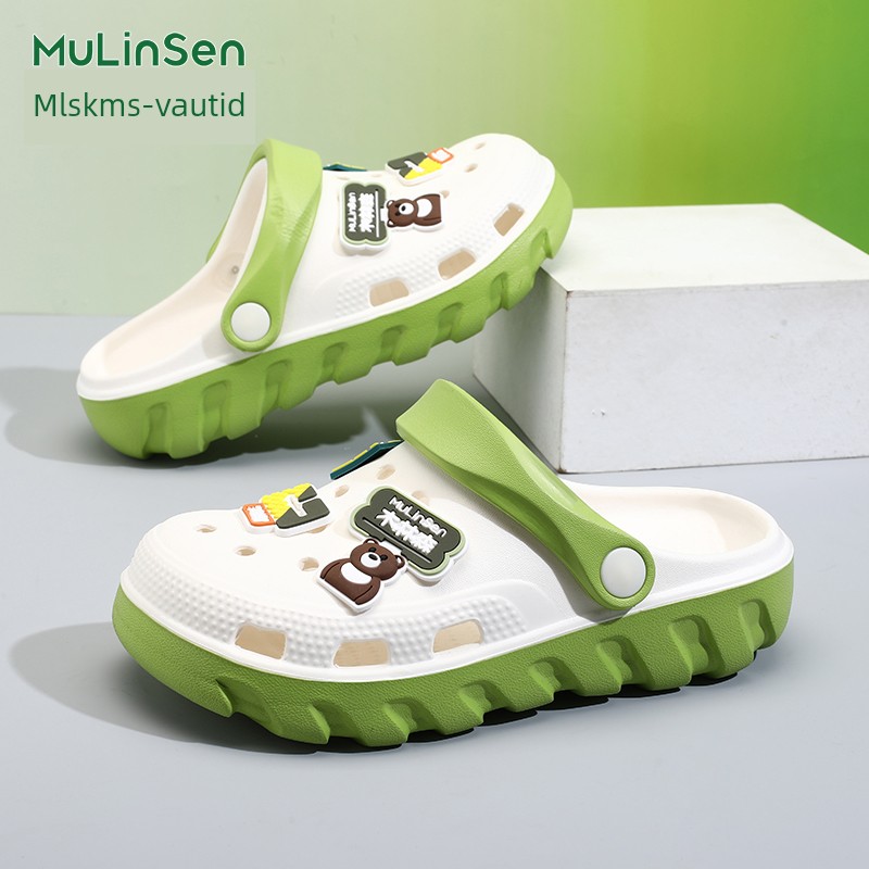 Mulinsen Children's Clogs for Boys, 2026 New Summer Model, Boys' Slippers, Non-Slip, Silent, for Older Children, with a Soft Stepping Feel — 3