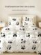 Sponge-sensing disposable sheets, quilt covers, pillowcases, thickened non-pure cotton travel portable four-piece hotel dirty artifact
