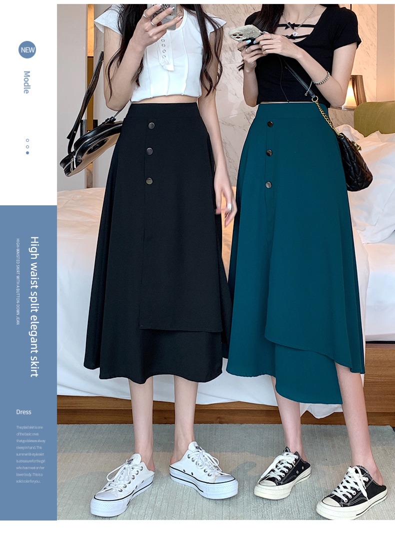 female summer Irregular Sense of design Medium and long term suit