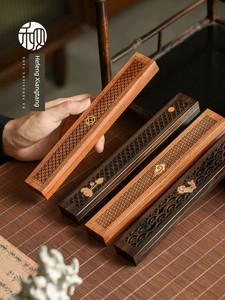 Blackwood Sandal Wood Ebony Incense Box Incense Burner Domestic Indoor Aromatherapy Wooden Sandalwood Stove Agilawood St