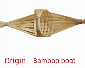 Bamboo Strips and Bamboo Canes for Hand-Woven Small Boats, DIY Handmade Crafts for School and Kindergarten Students, Fin