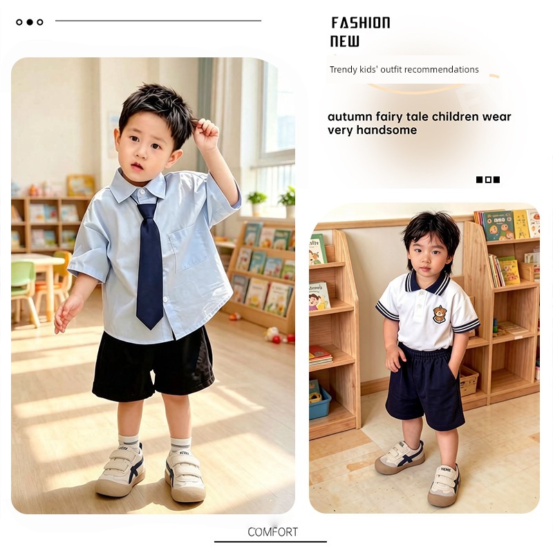 Kindergarten Indoor Shoes for Boys, Lightweight Canvas Shoes, Non-Slip Breathable Cloth Shoes, Boys' Canvas Shoes for Entering Kindergarten, 2026 New Model — 2