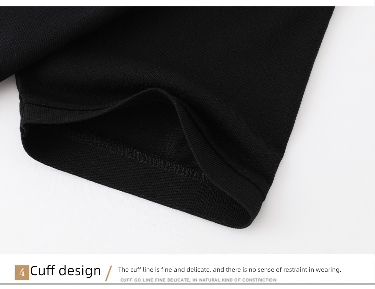 tide high-end Paul Short sleeve Lapel Big size Polo shirt