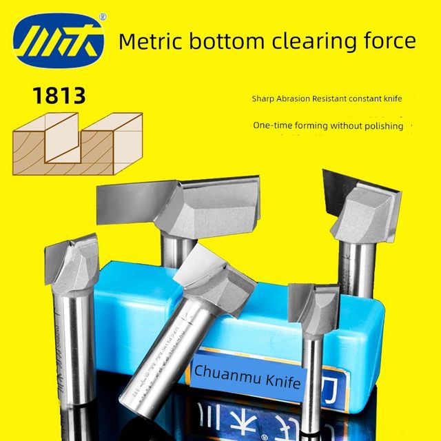 Sichuan wood metric bottom cleaning knife flat bottom cutting head woodworking milling cutter CNC center machine tool opening material opening groove 1813