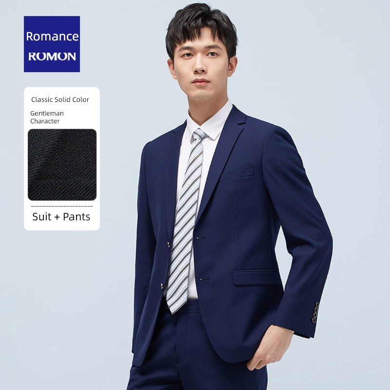 Romon live broadcast Self-cultivation occupation groom man 's suit suit