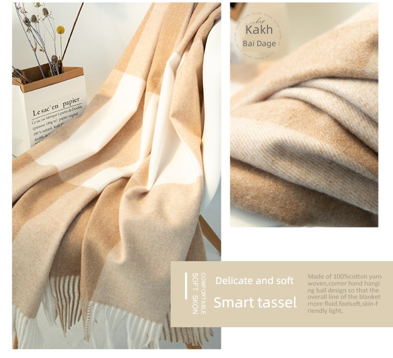 female winter lovely thickening Shawl Gift box scarf