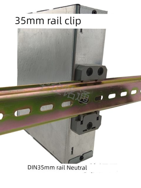 Standard DIN35mm guide rail snap mounting bracket seat Reinforced plastic snap RB-231/232/233 black