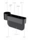 Carbon fiber car seat clip storage box car interior decoration supplies car storage bag seat gap storage box