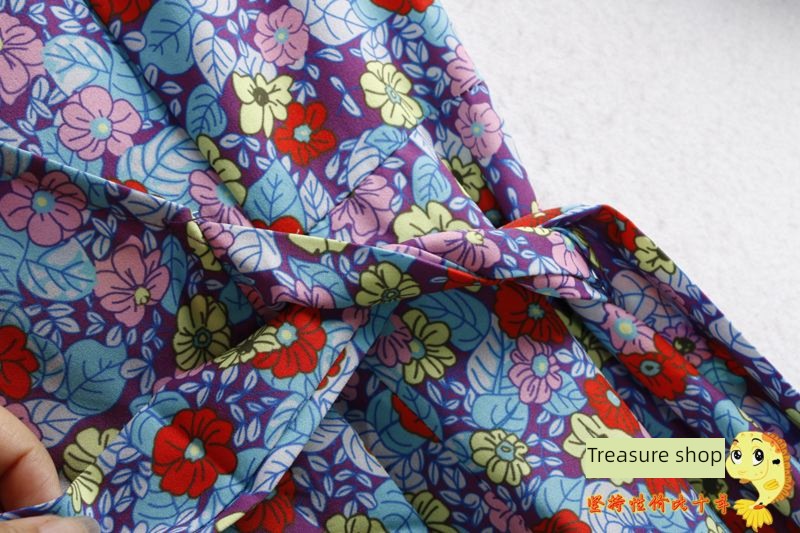 overlapping One piece Sweet Design and color foreign trade Last order longuette