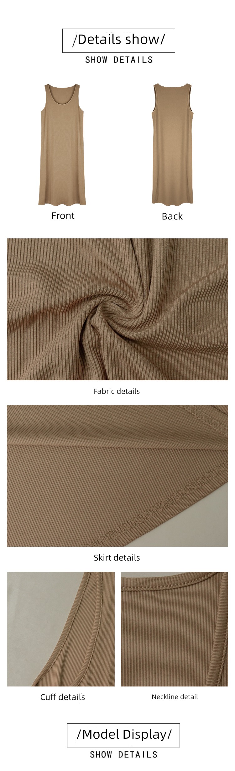 hottie Versatile Solid color sexy Lay a foundation vest braces skirt