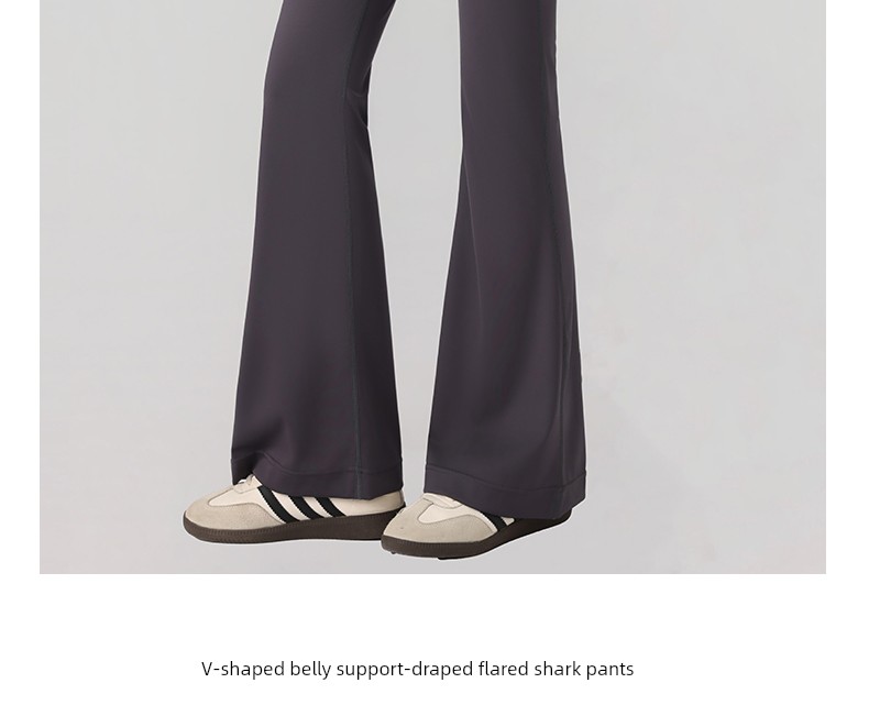 Unisunny Shark Pants Fall and Winter Low Waist Yoga Pregnant Women — 2