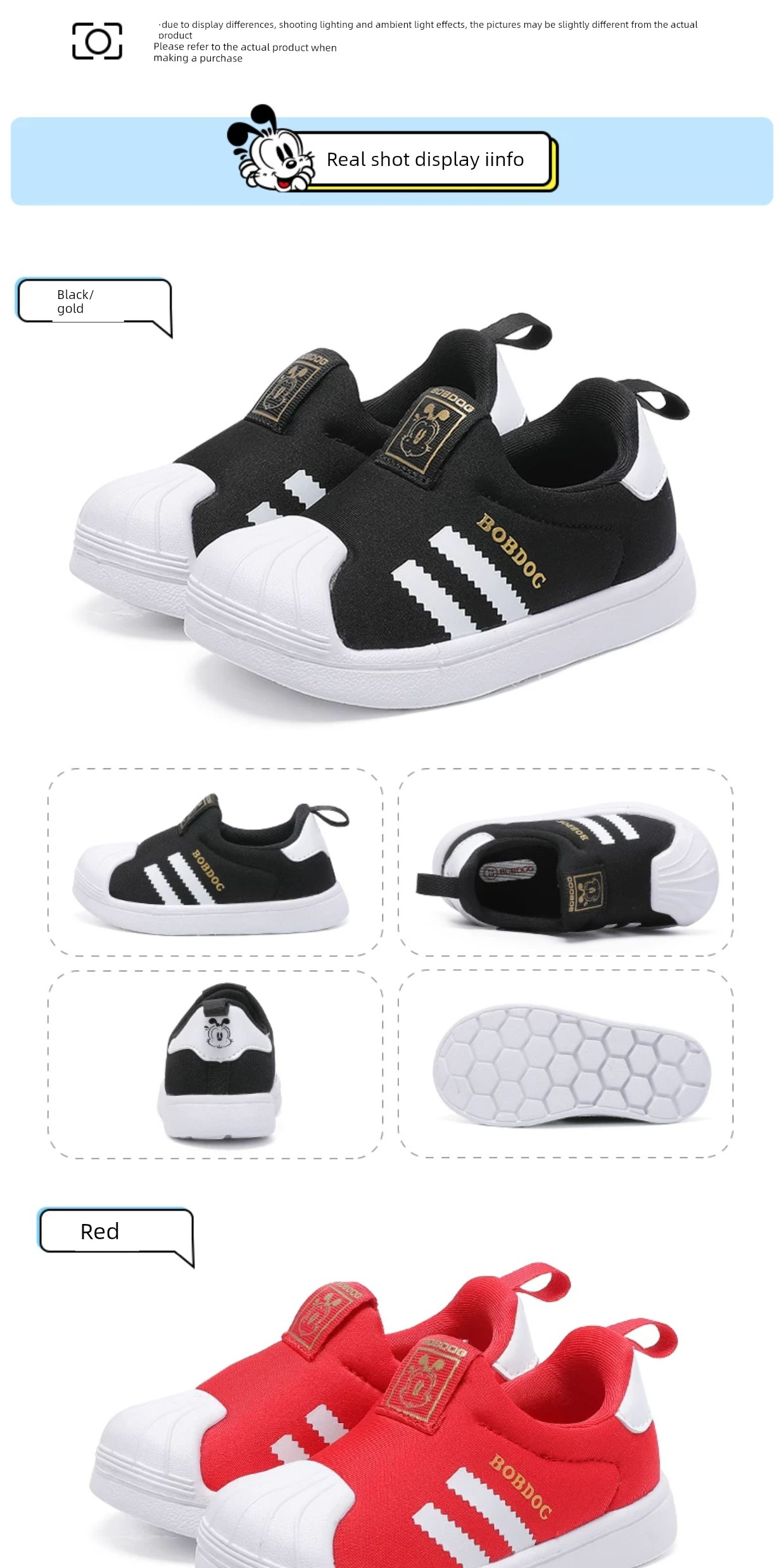 Bobdog Spring & Fall Low Ankle Girls' Shoes — 8
