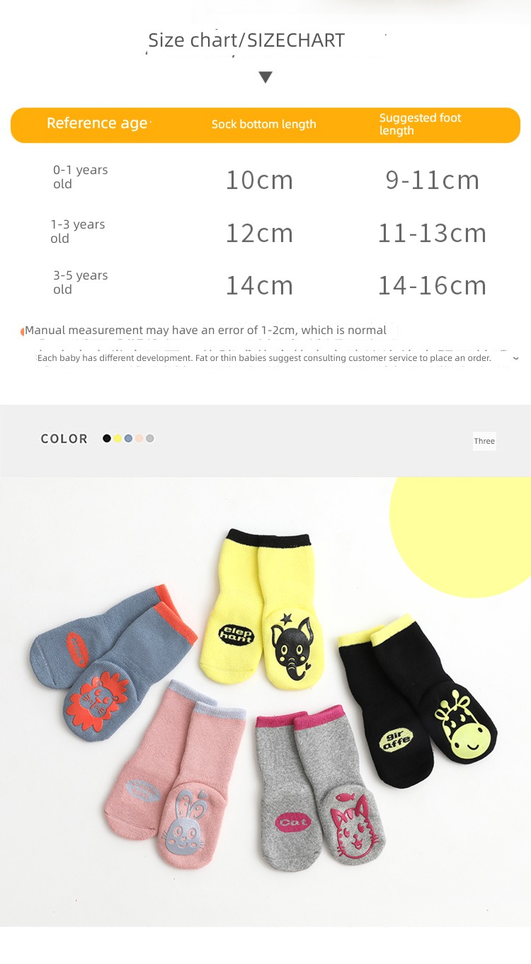 Autumn and winter pure cotton thickening keep warm indoor Floor socks