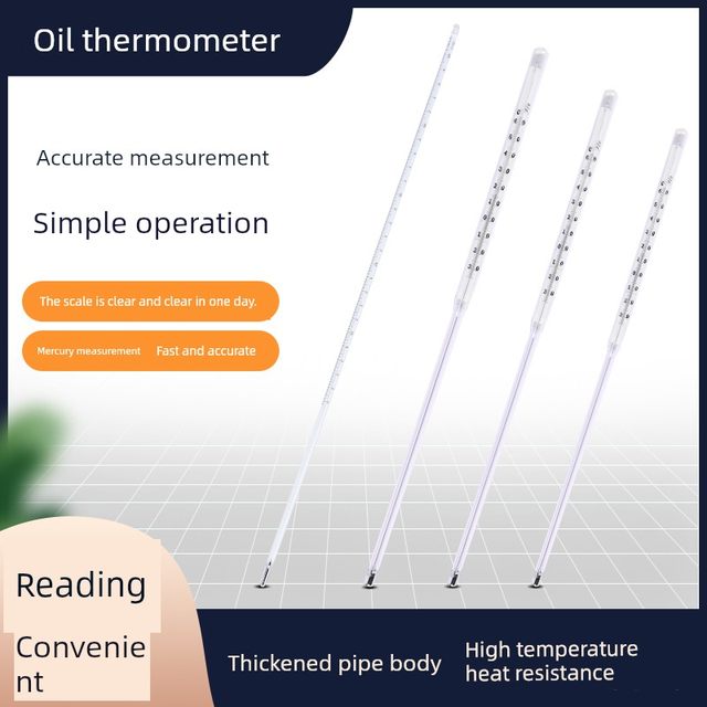 High precision glass mercury thermometer 0-300-360-400 special thermometer package for petrochemical test