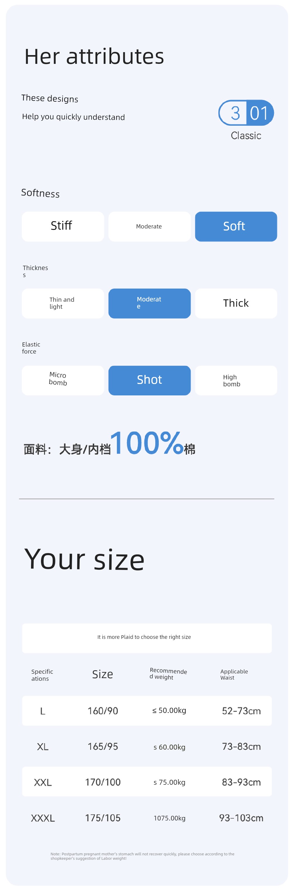 【Scroll down for Details and Discounts】Manxi Disposable Underwear for Women, Pure Cotton, Sterilized, Suitable for Pregnant Women, Postpartum, and Travel — 46
