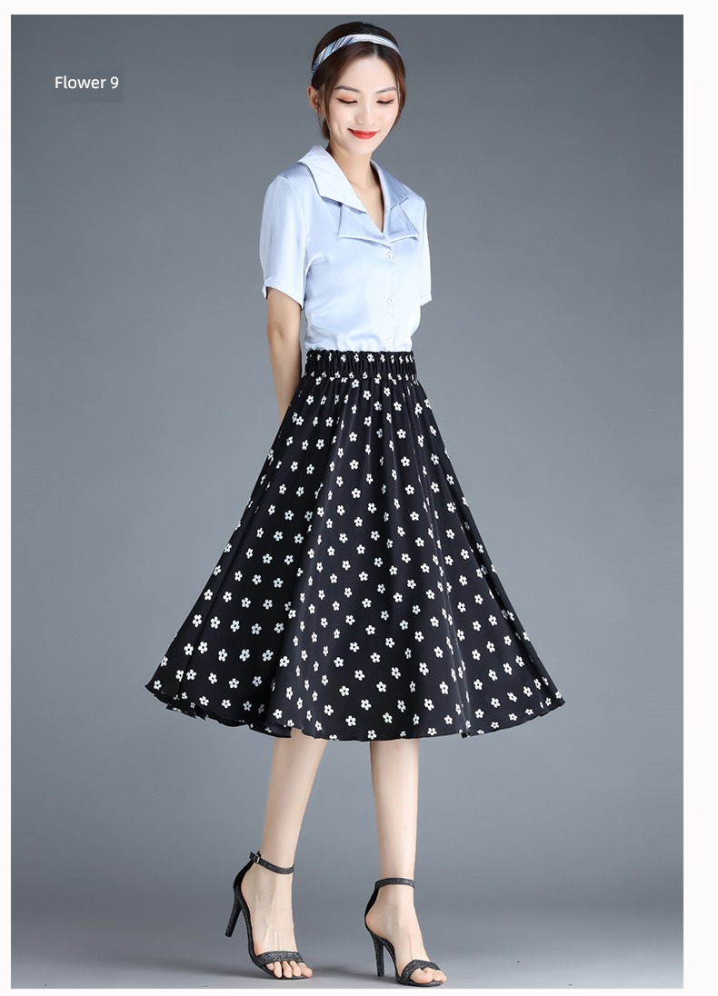 female summer Thin money this year popular Chiffon skirt
