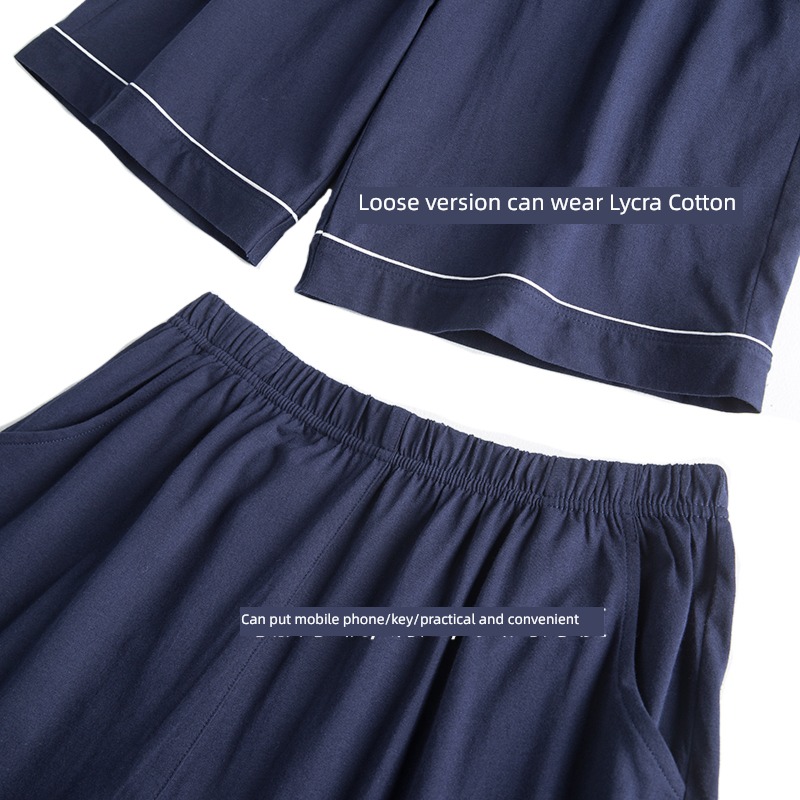 man Cotton easy summer Plus Size Thin money Pyjamas