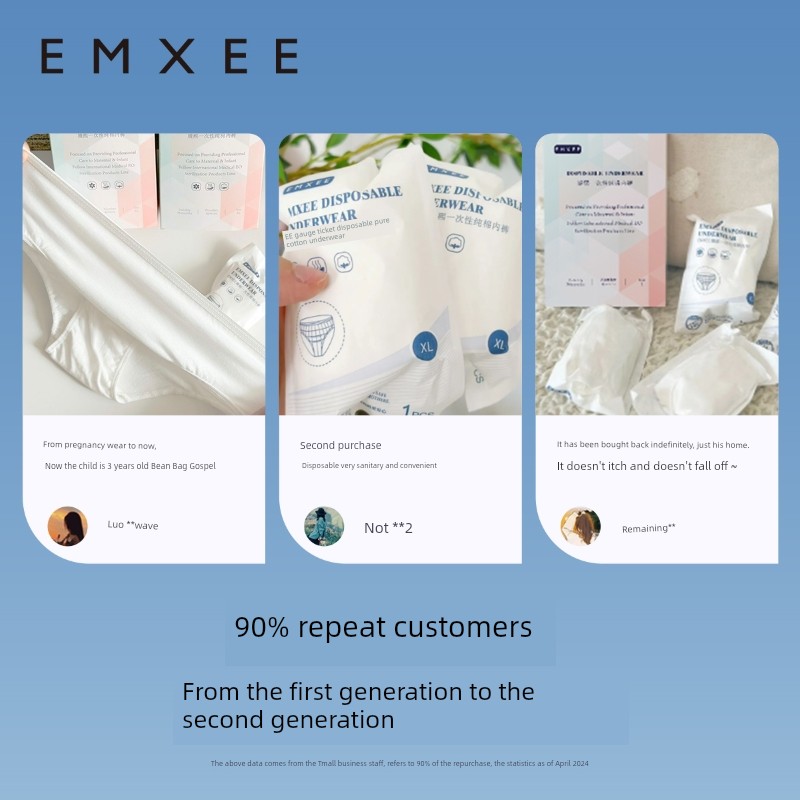 【Scroll down for Details and Discounts】Manxi Disposable Underwear for Women, Pure Cotton, Sterilized, Suitable for Pregnant Women, Postpartum, and Travel — 3