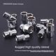 Green forest 1/4 short sleeve head 4-14mm Xiaofei outer hexagonal sleeve sleeve head ratchet wrench head auto repair tool