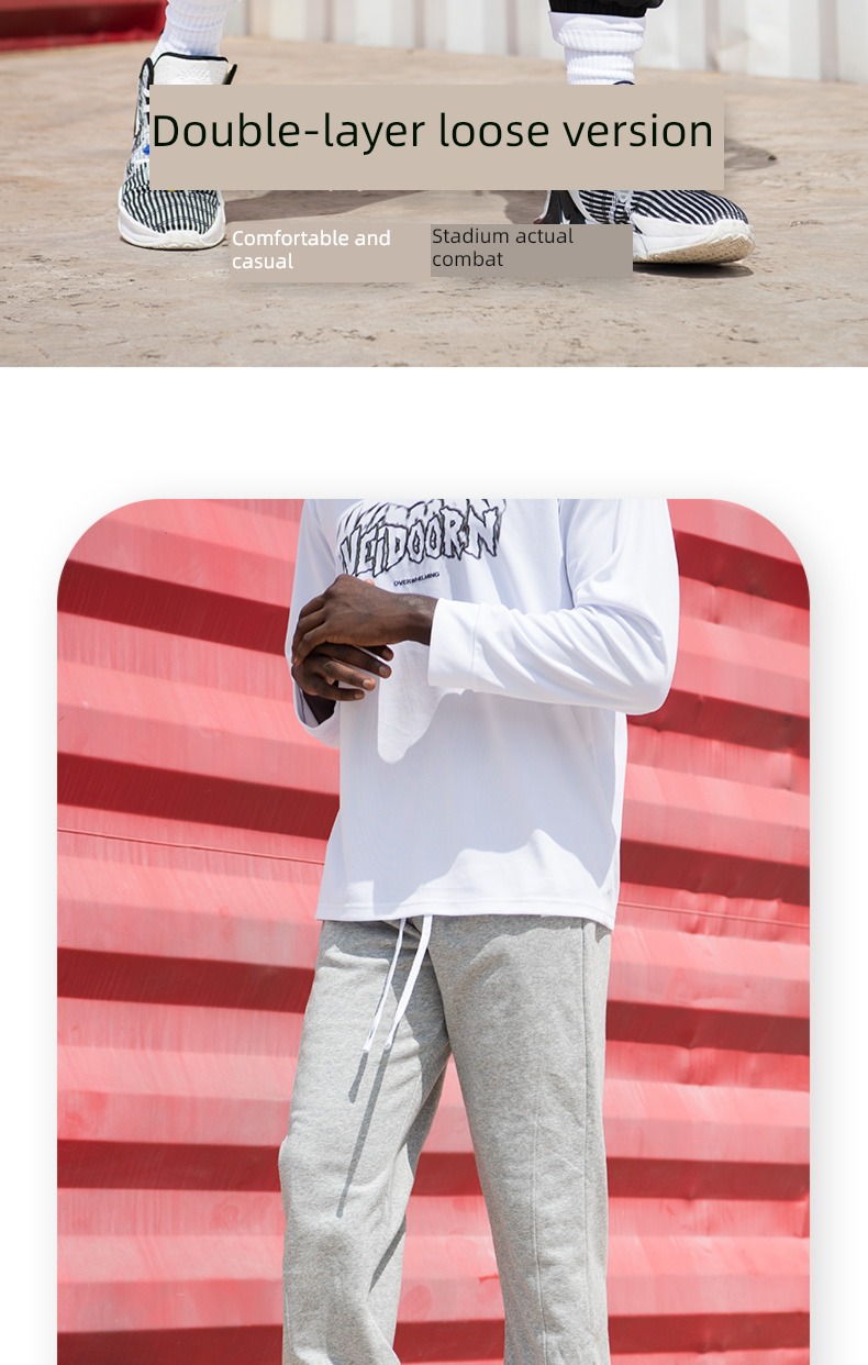 Dimensional motion weightlessness male winter thickening American style easy trousers